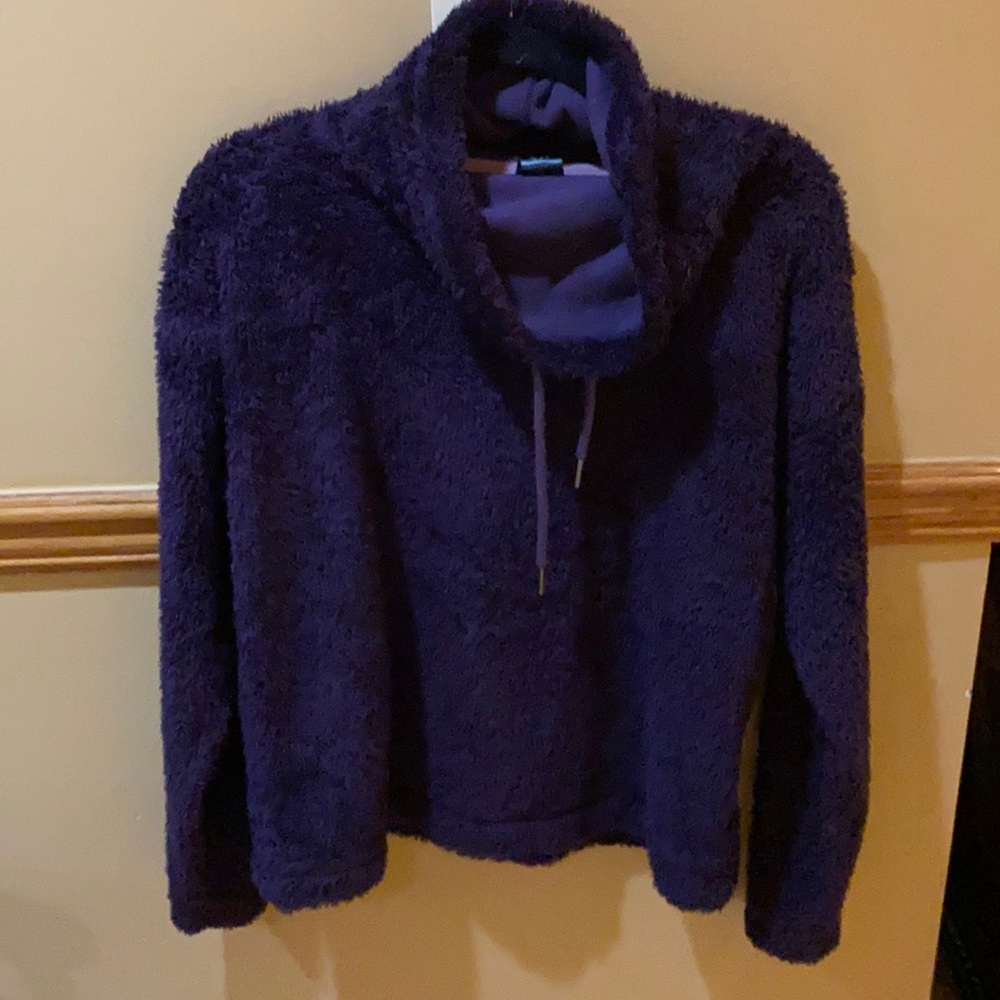Champion Fuzzy Pullover Cowl Neck Sweater